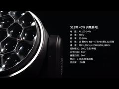 1940 B eye zoom led moving head