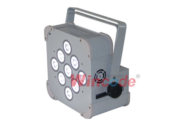 Good price RGB Three In One Battery Powered Stage Lights 9×6W Wireless Led Uplighting For Disco online