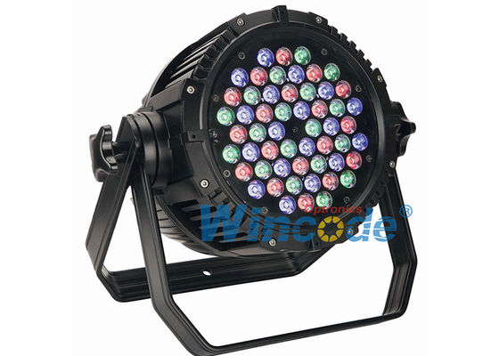 Good price Standalone Control Led Par 54 × 3W RGBW Waterproof , Professional Stage Light 8 Channels online