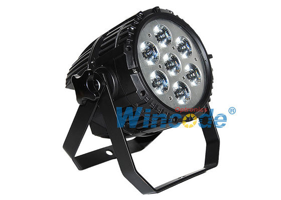 Outdoor Commercial Outdoor Lighting 7 X 10w , Led Stage Wash Lighting RGBW 4 In 1