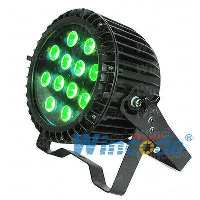 12*15 W 5 In 1 RGBWA Mini Flat LED Par Light Outdoor IP65 60 ° Beam Angle