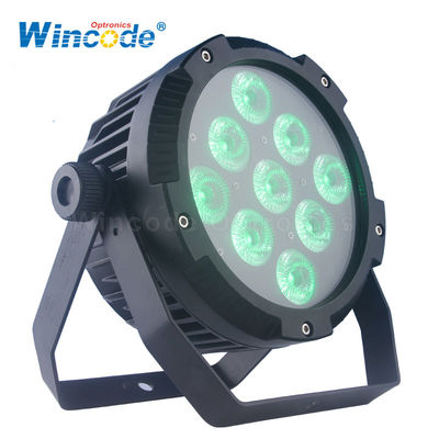 9*18W 6 In 1 Color Battery Powered Stage Lights For Events / Wedding LED Uplighting