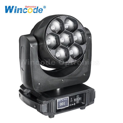 7×40W LED Moving Head Light With Zoom Pixel Function Beam Wash Effects