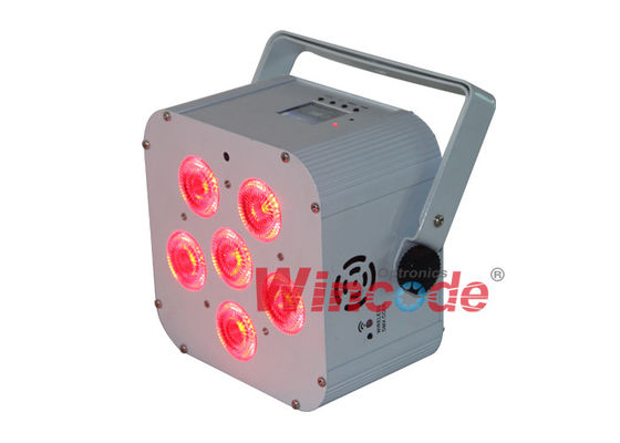 Good price WiFREE Par 6 Battery Powered Stage Lights  6 × 18W RGBWA + UV With Colorful LCD Display online