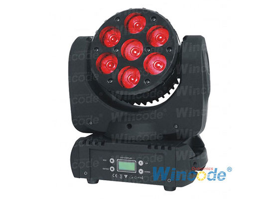 Good price Moving Head Disco Light 7pcs×10 Watt , Professional Stage Lighting With 8° Beam Angle online
