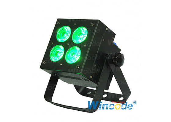 Good price 4×18W RGBWA+UV 6 in 1 LED Par Light, LED Flat Par Light, LED Uplight For Wedding Dj Events online