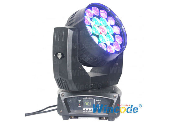 Good price 19*12W RGBW Moving Head Led Stage Lights , LED Wash Moving Head Zoom 8 - 50 Degree online