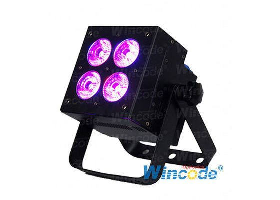Good price 4×18W RGBLWA+UV 7 in 1 LED Par Light, LED Flat Par Light, LED Uplight For Wedding Dj Events online