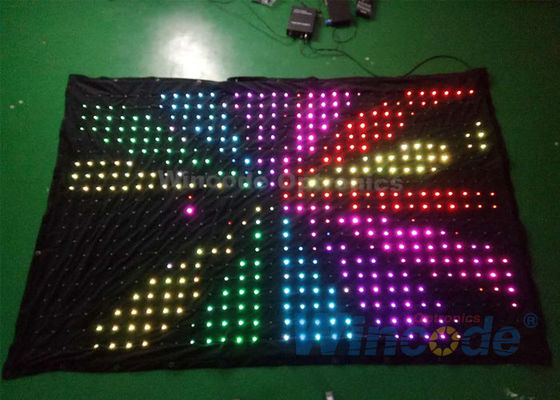 Good price High Brightness P8 Flexible LED Curtain 7 Channel Dmx Controller For Background online