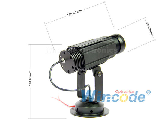 Good price 12W Portable Led Projector Aluminum Section , Led Logo Door Projector Lights IP44 online