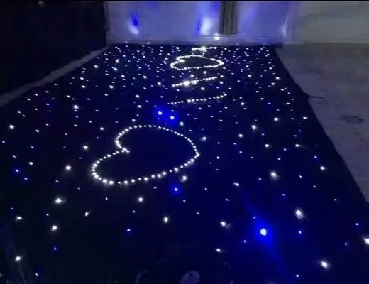 Good price DJ Table LED Curtain Color Gradual Change Led Mesh Curtain DIY Shape 20W RGB / Single Color 6 Channels online