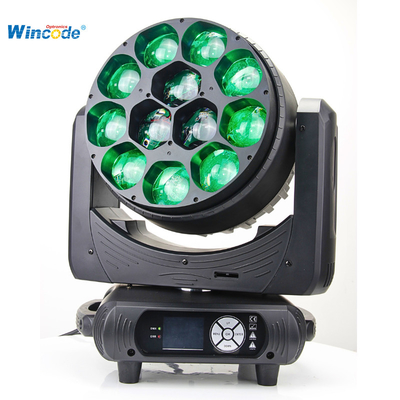 Good price 12×40W LED Moving Head Light With Zoom Pixel Function Beam Wash Effects online