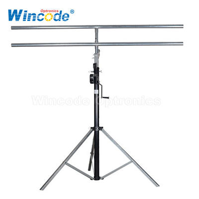 Good price 4.5M Round Bar Mobile Light Stand Weight Bearing 60kg online